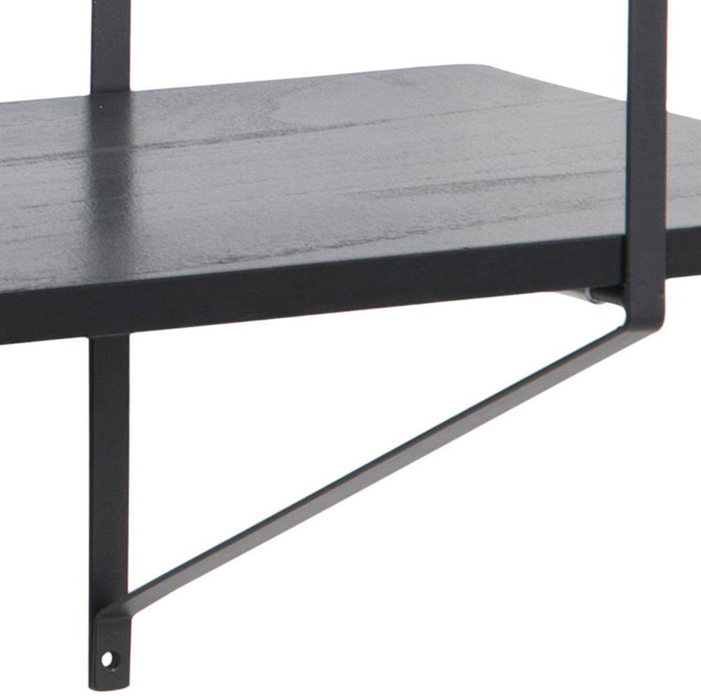 Wall Shelf East Andorra la Vella | size: Width: 76cm, Height: 63cm, Depth: 25.5cm | color: Black | image: 4 | variant: 1006094