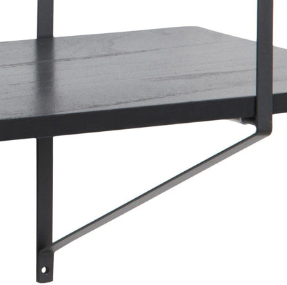 Wall Shelf East Andorra la Vella | size: Width: 76cm, Height: 63cm, Depth: 25.5cm | color: Black | image: 4 | variant: 1006094
