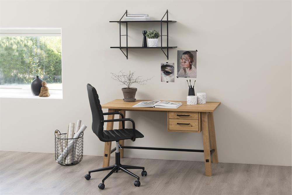 Wall Shelf East Andorra la Vella | size: Width: 76cm, Height: 63cm, Depth: 25.5cm | color: Black | image: 9 | variant: 1006094