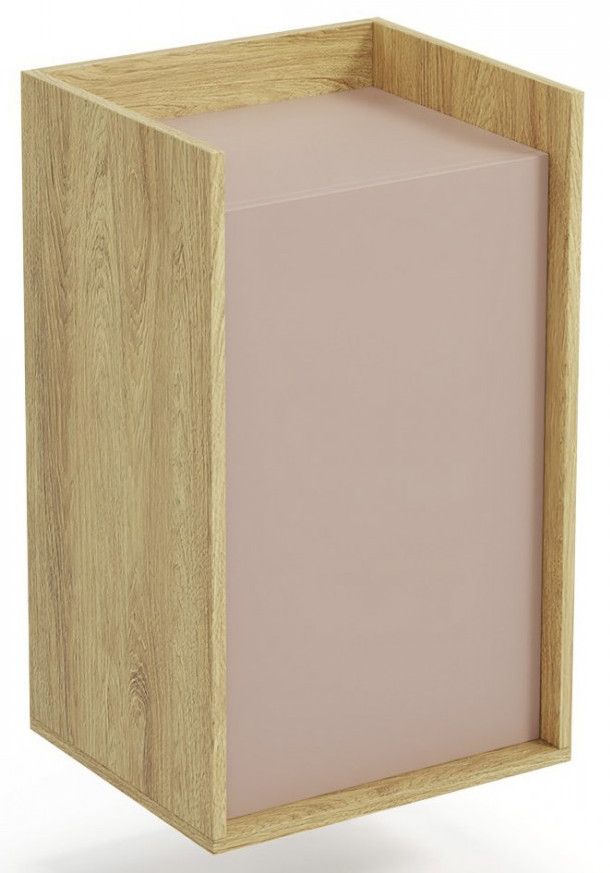 Wall Shelf Espoo | size: Width: 50cm, Height: 83cm, Depth: 41cm | color: Beige/Oak | image: 1 | variant: 1002032