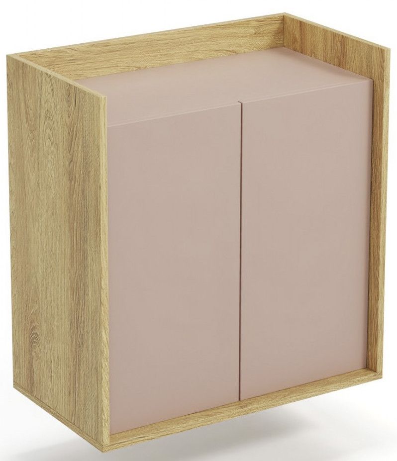 Wall Shelf Helsinki | size: Width: 78cm, Height: 83cm, Depth: 41cm | color: Beige/Oak | image: 1 | variant: 1002026