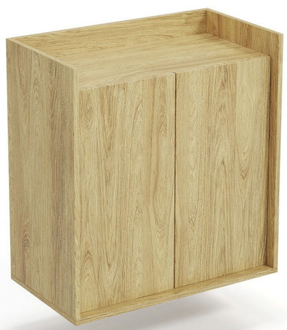 Wall Shelf Helsinki | size: Width: 78cm, Height: 83cm, Depth: 41cm | color: Oak | image: 1 | variant: 1002028