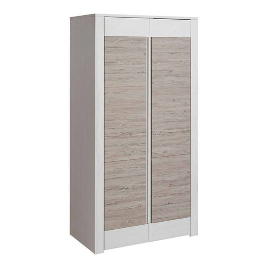 Wardrobe Alvo | size: Width: 102cm, Height: 198cm, Depth: 58cm | color: White/Beige | image: 1 | variant: 1011708