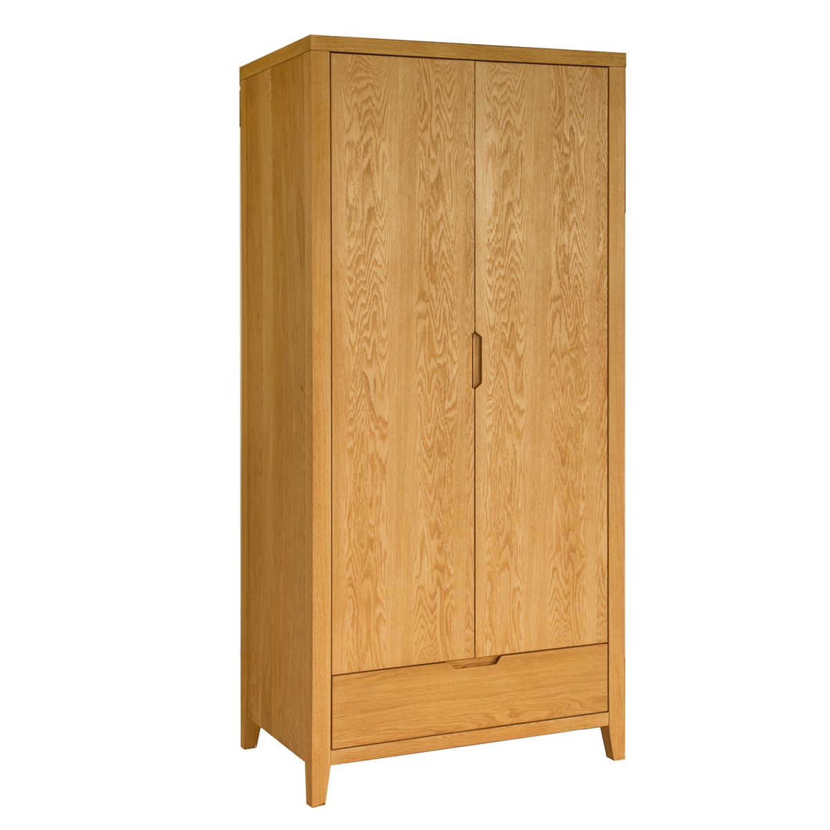 Wardrobe Chamba | size: Width: 90cm, Height: 198cm, Depth: 58cm | color: Oak | image: 1 | variant: 1010850
