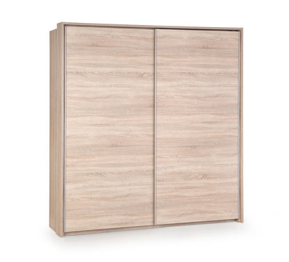 Wardrobe Copenhagen | size: Width: 153cm, Height: 210cm, Depth: 58cm | color: Oak | image: 1 | variant: 1001951