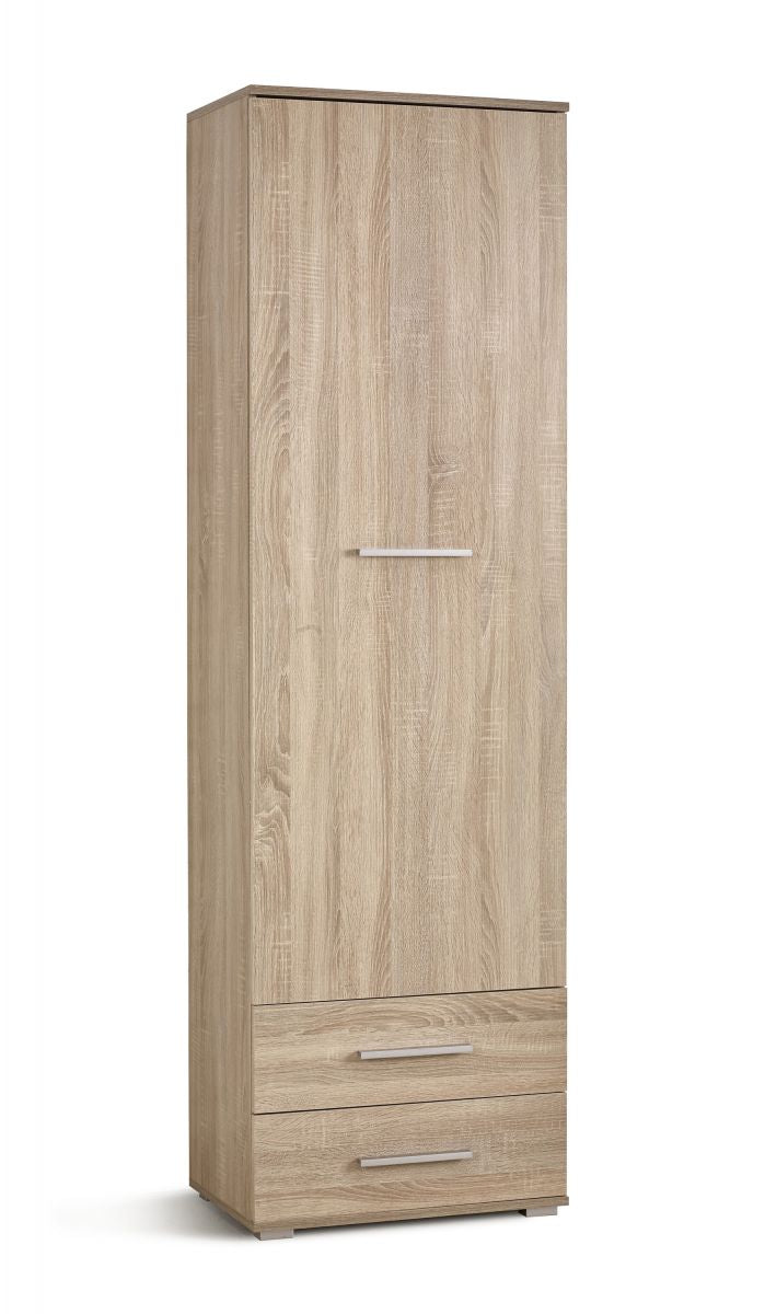 Wardrobe Copenhagen | size: Width: 60cm, Height: 200cm, Depth: 40cm | color: Oak | image: 1 | variant: 1001941