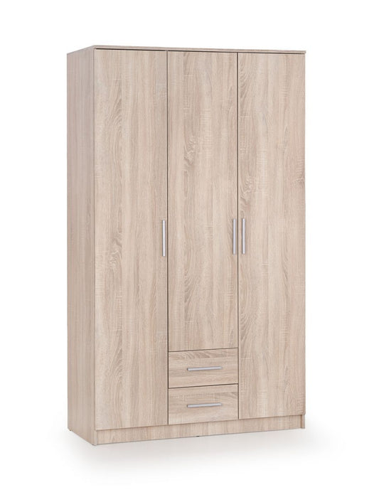 Wardrobe Lima 6 | size: Width: 120cm, Height: 205cm, Depth: 52cm | color: Oak | image: 1 | variant: 1010848